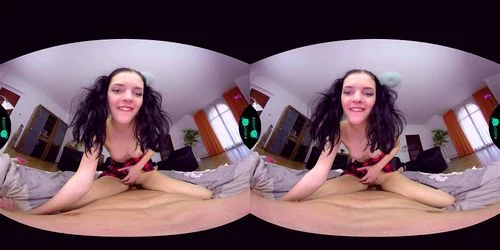 virtual reality, small tits, pov, schoogirl