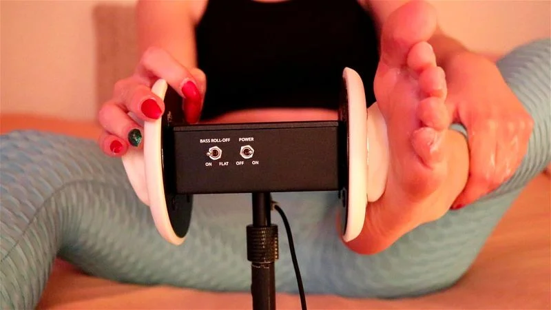 asmr feet to ear massage