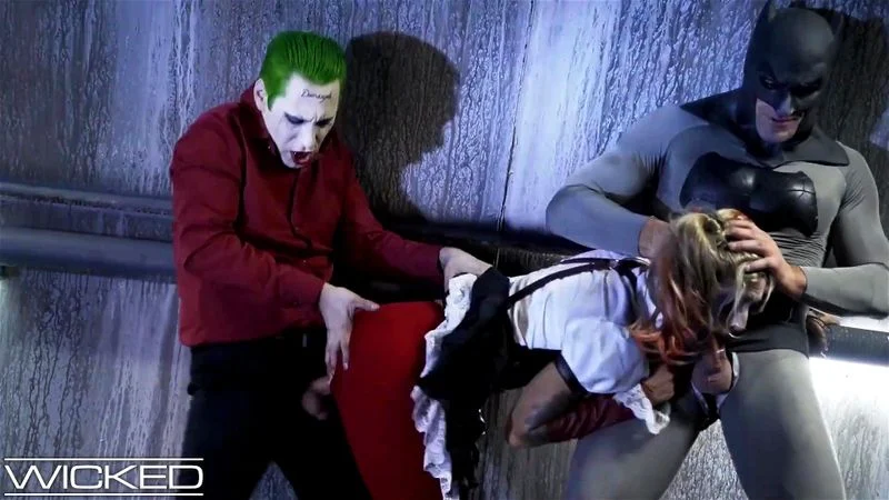 Wicked - Harley Quinn Fucked By Joker & Batman