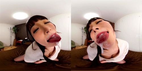 virtual reality, yumika saeki, moaning, drooling