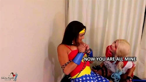 Sabrina Prezotte & Adriana Rodrigues - Harley Quinn & Wonder Woman - 2021
