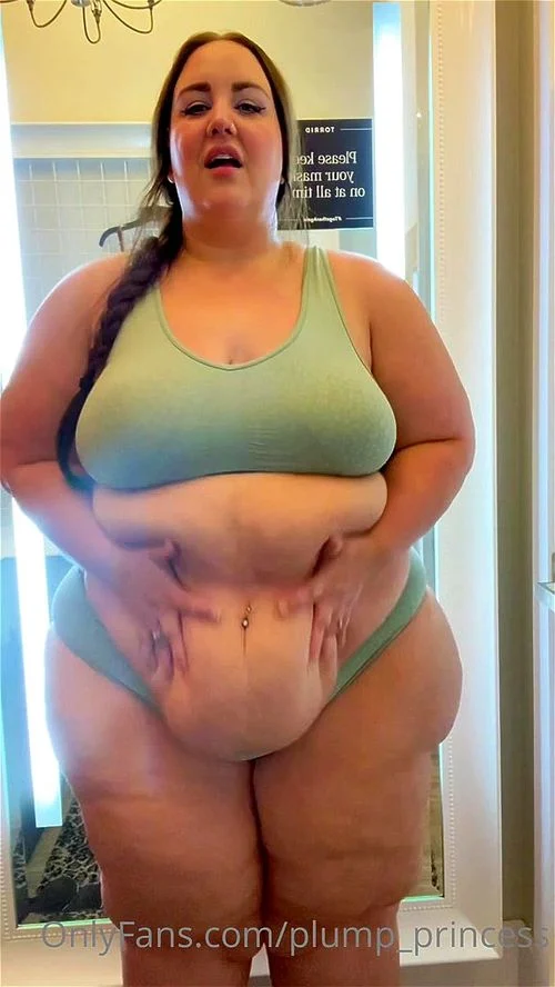 weight gain, ssbbw, creampie, big tits
