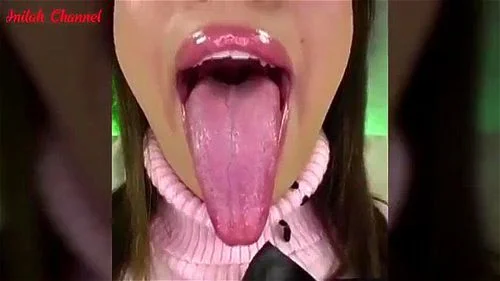 tongue, japanese, long tongue, fetish, asian