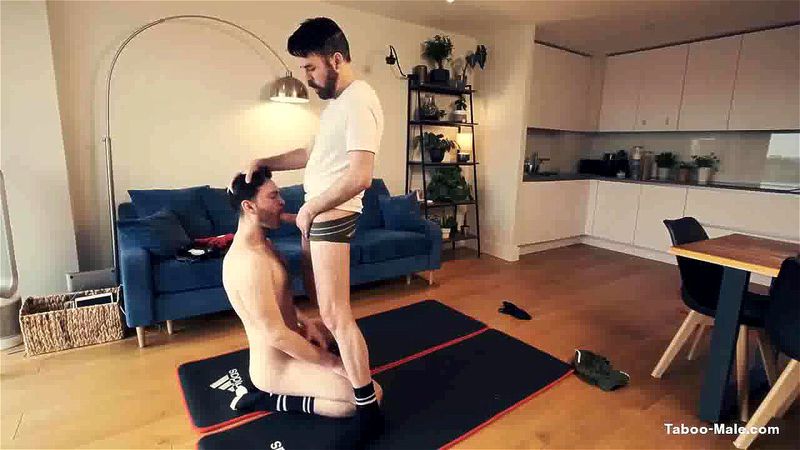 Jock stepson gets full physical from his stepdad
