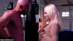 Big Cock Bully - Big tit blonde Kate Dee fucks her husband's big cock bully boss