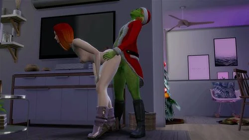 christmas, the sims 4, old man, hentai