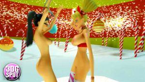 3d holiday dancer