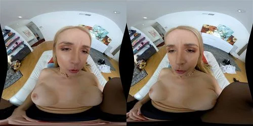 virtual reality, blonde, pov, vr pov