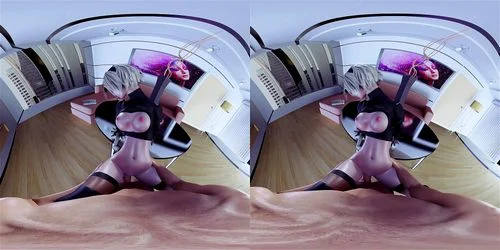 virtual reality, hentai, vr, nier automata
