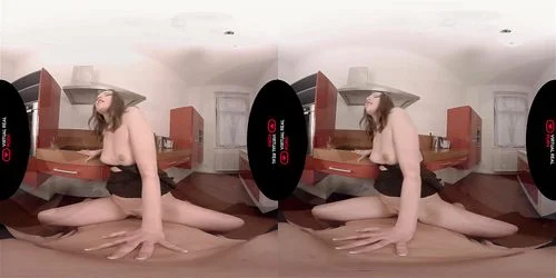 babe, virtual reality, vr 180, small tits, vr