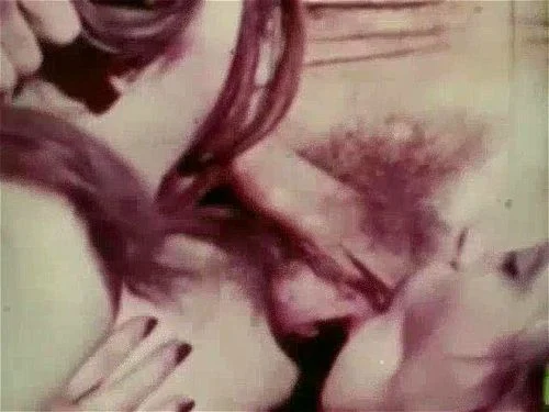 threesome, hairy pussy, 1977, blowjob