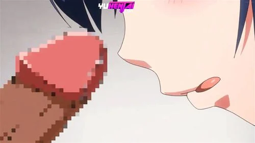 big dick, deep throat, cumshot, anime hentai