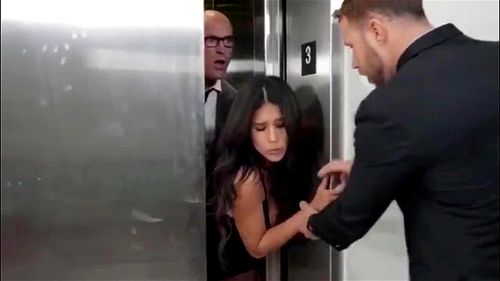 Autumn Falls - Stuck In Elevator - Stuck, Elevator, Autumn Falls Porn - SpankBang