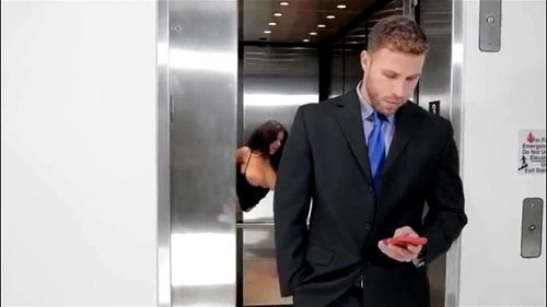 Autumn Falls - Stuck In Elevator - Stuck, Elevator, Autumn Falls Porn - SpankBang
