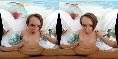 natalie porkman, vr, small tits, virtual reality