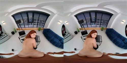 hot, redhead, virtual reality, big tits