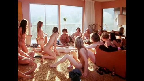 ai upscaled, orgy, cumshot, 1970s