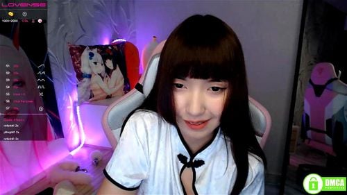 camgirl, solo, asian, toy