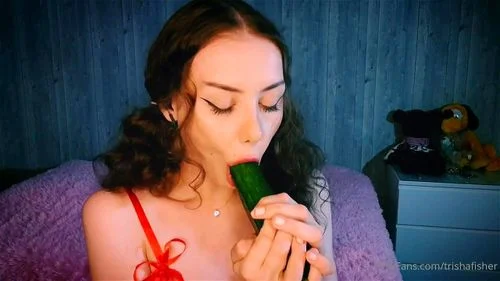 handjob, sucking, trisha fisher, cucumber