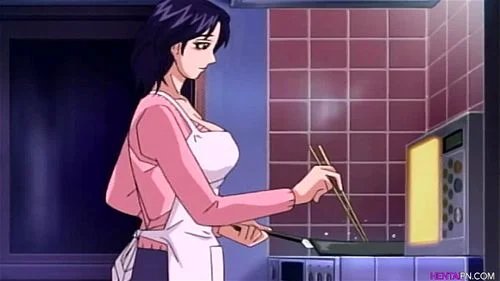 anime sex, immoral wife, wet, big tits