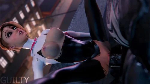 spider gwen, big dick, animated 3d, hentai sex