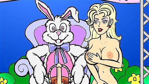 blonde, easter, amateur, animated