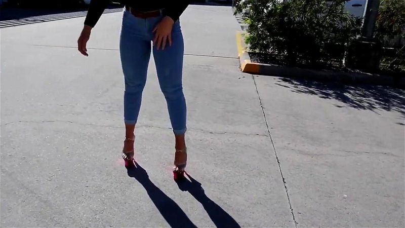 Sexy Girls Walking in Platform Heels