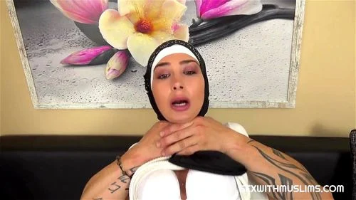 Muslim wife in hijab