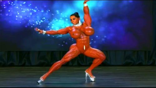 muscle-bound woman vs bbc