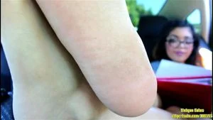 Latina cute footjob/soles  thumbnail