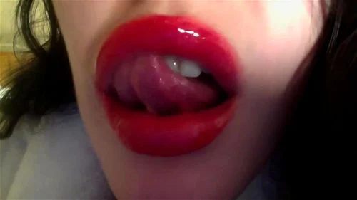 lip gloss, lips fetish, amateur, fetish