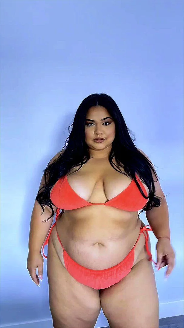 Extra Thick BBW bikini try-on Extra Thick BBW bikini try-on