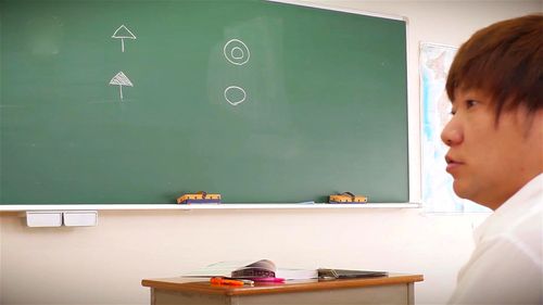 Voluptuous teacher in bikini
