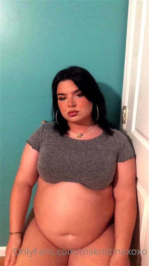 big ass, belly stuffing, feedee girl, weight gain