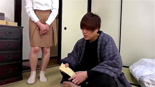 Hot japonese mature in action