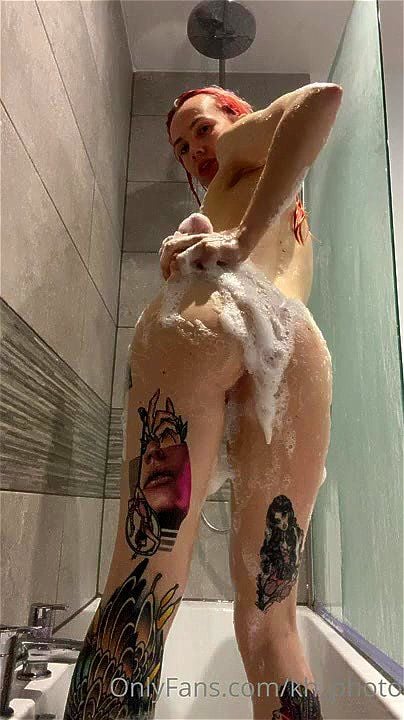 shower, amateur, redhead