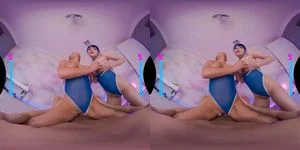 Pornstar VR threesome bubble butt bonanza makes you pop