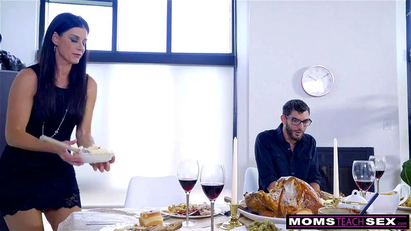 Mom Fucks Step Son & Eats Teen Creampie For Thanksgiving Treat Mom Fucks Step Son & Eats Teen Creampie For Thanksgiving Treat