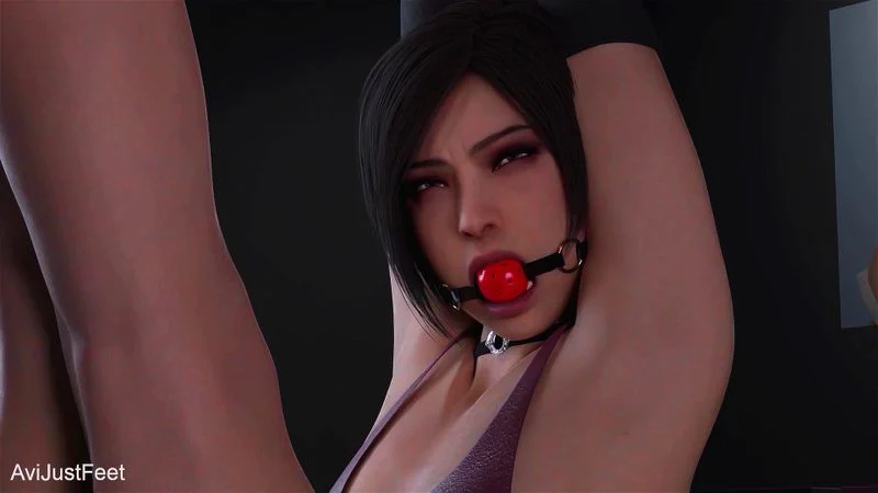 Resident Evil Tickling Episode 02 Ada Wong Feet Tickle and lickled