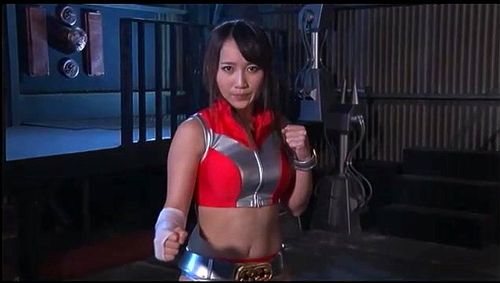FLEXIBLE SUPERHEROINE MAO KURATA - Heroine, Mao Kurata, Superheroine Porn