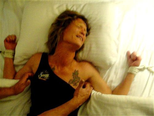 Mom is ticklish