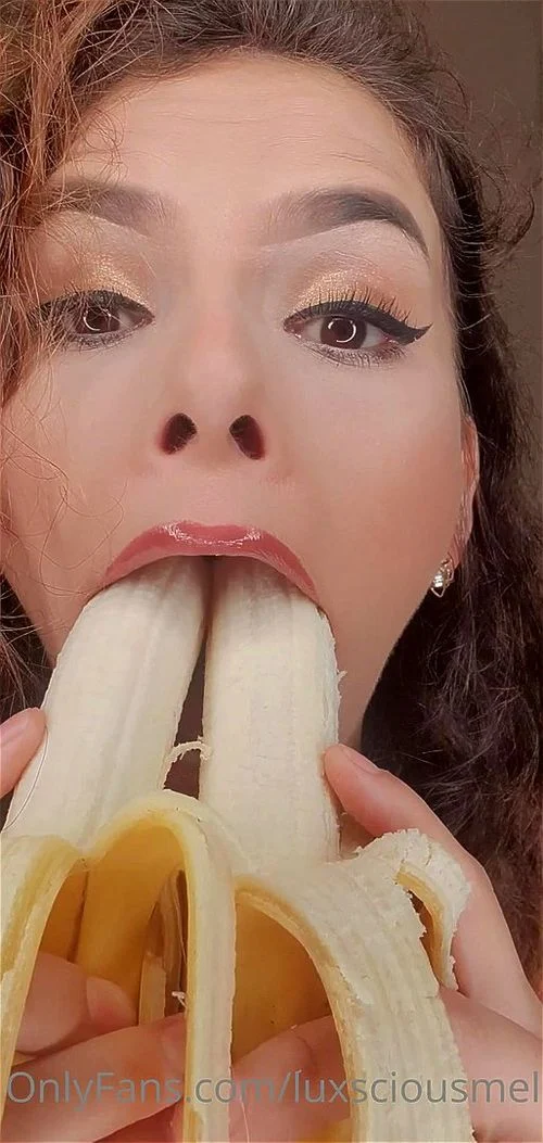 Sloppy Double Banana Blowjob ASMR
