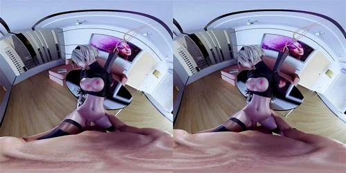 virtual reality, toy, 2b, hentai