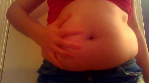 big belly, weight gain, homemade, babe