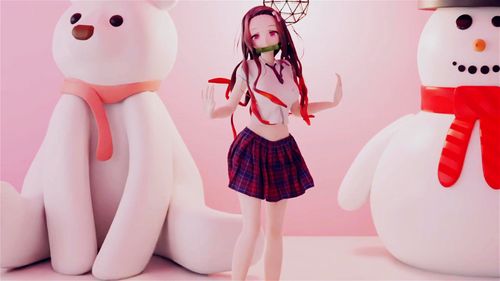 Pink MMD Dance