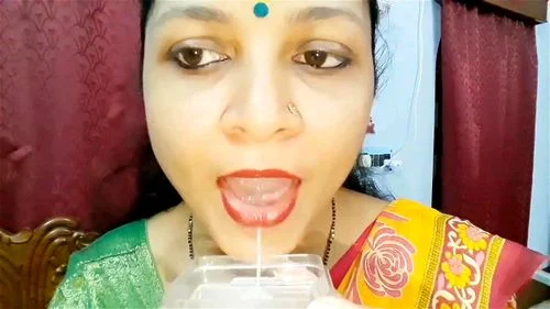spit fetish, indian, tongue out, nasty