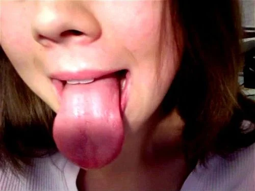 tongue fetish, fetish, mouth, solo