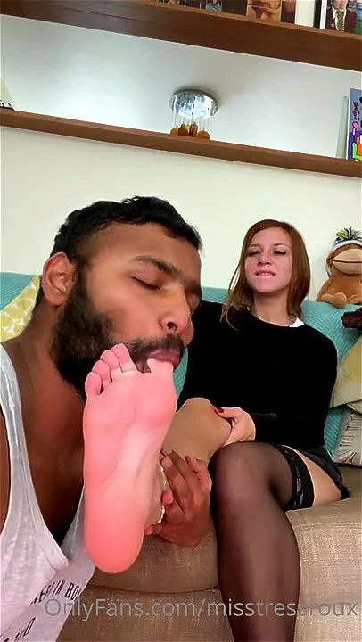 redhead, feet licking, feet, fetish