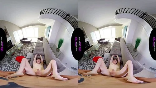 virtual reality, small tits, bondage, vr