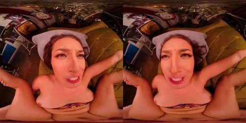anal, vr, brunette, virtual reality